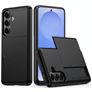 Mobigear Card Samsung Galaxy S26 Hard Case Back cover Shockproof with Card Holder - Black