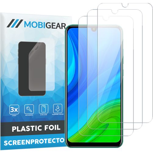 Mobigear Huawei P Smart (2020) Protector de pantalla Film - Compatible con fundas (pack de 3)