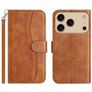 Mobigear S Line iPhone 17 Pro Funda tipo libro Cartera - Marrón