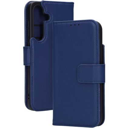 Mobiparts Samsung Galaxy S25 Funda tipo libro - Azul
