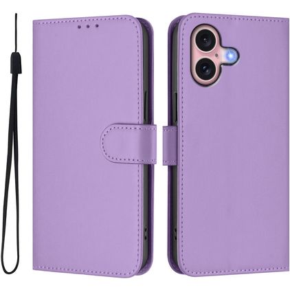 Mobigear Urban Wallet iPhone 16 Wallet case - Purple