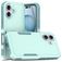 Mobigear Heavy Armor iPhone 16 Hårdt Bagsidecover Stødsikkert - Grøn