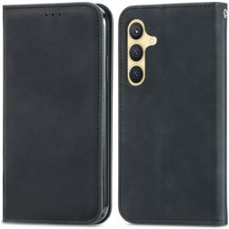 Mobigear Retro Slim Samsung Galaxy S25 Plus Cover a libro - Nero