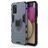 Mobigear Armor Ring Samsung Galaxy A03s Hardcase Back cover Antiurto con anello - Blu