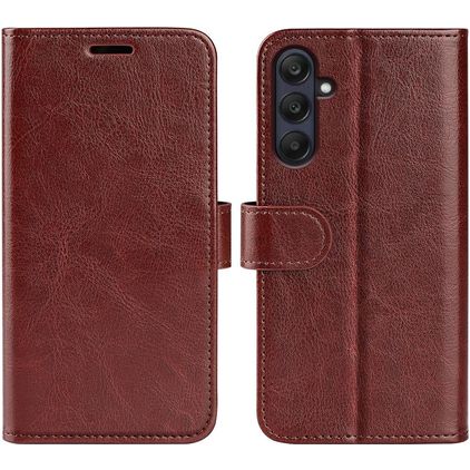 Mobigear Classic Samsung Galaxy A26 Knížkové pouzdro Peněženka - Hnědá