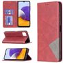 Mobigear Rhombus Slim Samsung Galaxy A22 5G Capa livro - Vermelho
