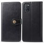 Mobigear Snap Button OPPO A52 Funda tipo libro Cartera - Negro