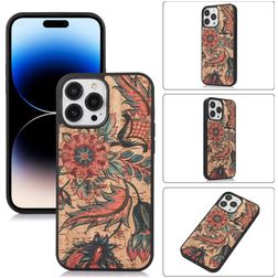 Mobigear Cork iPhone 14 Pro Max Fleksibel TPU Bagsidecover - Model 1