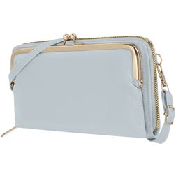 Antonio Fonzo Crossbody Clutch Snap Kabelka na mobil - Large - Šedá