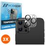 Mobigear iPhone 12 Pro Tempered Glass Camera Protector - Case Friendly (3-Pack)