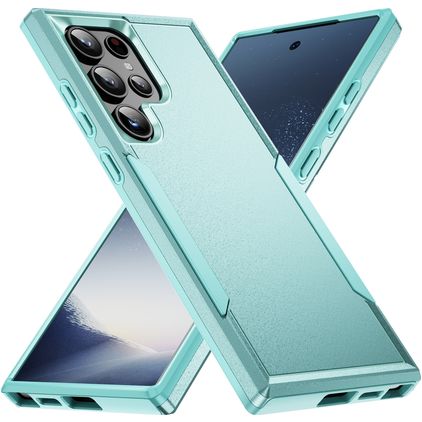 Mobigear Heavy Armor Samsung Galaxy S24 Ultra Hard Case Back cover Shockproof - Green