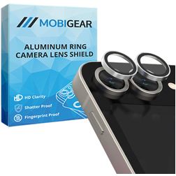 Mobigear Single Samsung Galaxy Z Flip 4 Vidro temperado Protetor de lentes da câmara - Compatível com capas - Cinzento