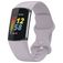 Mobigear Sport Dual Correa Silicona Cierre de pinza para Fitbit Charge 5 - Morado