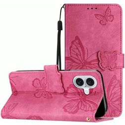 Mobigear Butterfly iPhone 17 Cover a libro portafoglio - Rosso