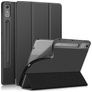 Mobigear Tri-Fold Gel Lenovo Tab P12 TPU / Leatherette Wallet case - Black