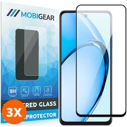 Mobigear Premium OPPO A60 Vidro temperado Película de ecrã - Compatível com capas (Pack de 3)