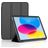 Mobigear Tri-Fold Gel iPad 11 (2025) TPU / Kunstlæder Pungetui - Sort