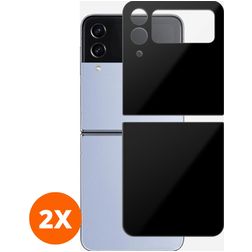 Mobigear Premium Samsung Galaxy Z Flip 4 Tvrzené sklo Ochrana zadní strany - kompatibilní s pouzdry - Černá (2 ks)