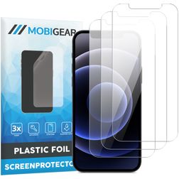 Mobigear iPhone 12 Pro Max Ochrona ekranu Folia - Kompatybilna z etui (3 szt.)
