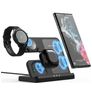 Mobigear Galaxy Dock QI Charging Station for Smartphone / Galaxy Buds & Galaxy Watch - Black