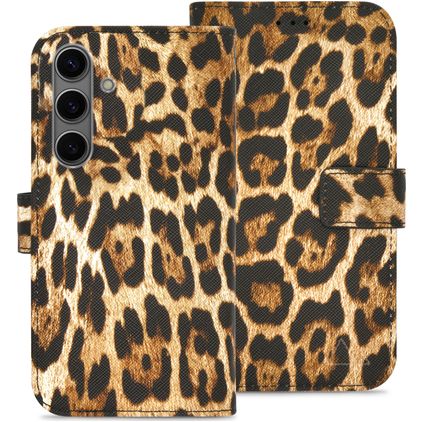 My Style Flex Wallet Samsung Galaxy S24 FE Wallet case - Wild Leopard