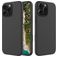 Mobigear Rubber Touch iPhone 16 Pro Silicone Back cover - Black