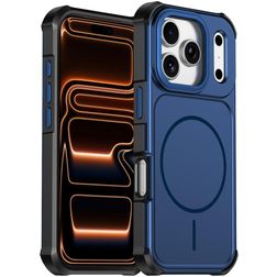Mobigear Airbag Shockproof iPhone 17 Pro Max MagSafe Hard Case Back cover - Blue