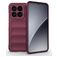Mobigear Bumpy Xiaomi 15 TPU flexible Carcasa - Burdeos