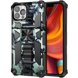 Mobigear Armor Stand iPhone 13 Pro Hardcase Back cover Antiurto con supporto - Verde