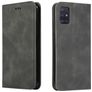 Mobigear Retro Slim Samsung Galaxy A51 Capa livro - Cinzento