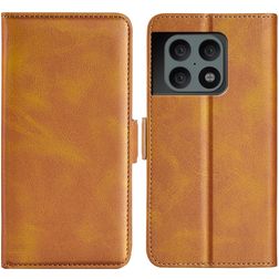Mobigear Slim Magnet OnePlus 10 Pro Cover a libro portafoglio - Cognac