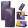 Mobigear Mandala Samsung Galaxy M52 Wallet case - Purple