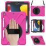 Mobigear SureGrip XGuard iPad 7 (2019) Case Plastic / Silicone Back cover + Stylus Holder + Shoulder Strap + Stand - Pink