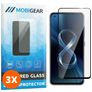 Mobigear Premium ASUS Zenfone 8 Härdat glas Skärmskydd - Skalvänligt - Svart (3-pack)
