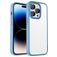 Mobigear Crystal iPhone 14 Pro Max Hard Case Back cover Shockproof - Clear / Blue