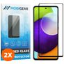 Mobigear Premium Samsung Galaxy A52s 5G Härdat glas Skärmskydd - Skalvänligt - Svart (2-pack)