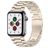 Mobigear Antwerp Rustfrit stål Apple Watch Urrem Sommerfuglelås - 42/41/40/38 mm - Stjerneskær