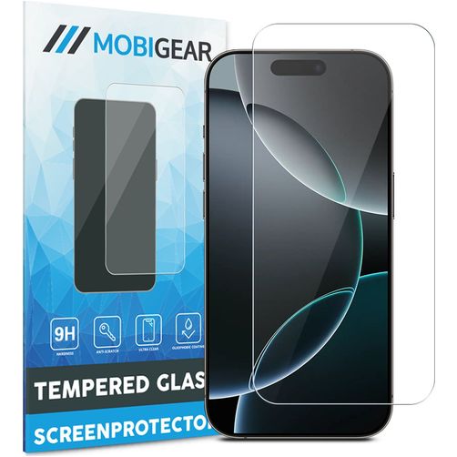Mobigear iPhone 18 Pro Vidro temperado Película de ecrã - Compatível com capas