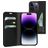 Mobiparts Classic Wallet iPhone 14 Pro Lompakkokotelo + Setelitasku - Musta