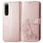 Mobigear clover Sony Xperia 5 IV Capa livro Carteira - Rosa dourado