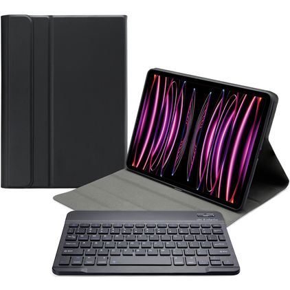 Mobilize Detachable Bluetooth Keyboard iPad Pro 11 Inch (2024) QWERTY Keyboard Wallet case - Black