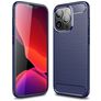 Mobigear Brushed Slim iPhone 13 Pro Fleksibel TPU Bagsidecover - Blå