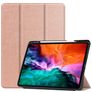 Mobigear Tri-Fold Gel iPad Pro 12,9 tuuman (2021) TPU / Keinonahka Lompakkokotelo + Kynänpidike - Ruusukulta