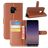 Mobigear Classic Samsung Galaxy A8 (2018) Capa livro Carteira - Conhaque