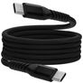 Kabel Mobiparts Magnetic Braided USB-C na USB-C 1 m - Black