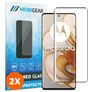 Mobigear Premium Motorola Edge 50 Cristal templado Protector de pantalla - Compatible con fundas (pack de 2)