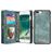 CaseMe 008 iPhone 8 Plus Cover a libro 2 in 1 con guscio estraibile a portafoglio - Verde