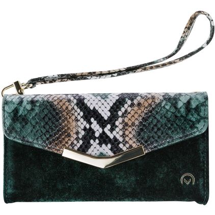 Mobilize Gelly Velvet iPhone 11 Pro Max Cover Pochette 2 in 1 con guscio estraibile - Green Snake