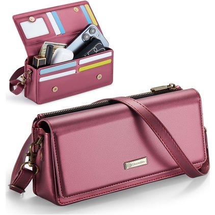 CaseMe ME30 Crossbody Bolso para móvil - Large - Rojo