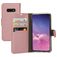 Mobiparts Saffiano Wallet Samsung Galaxy S10e Plånboksfodral med sedelfack - Rosa